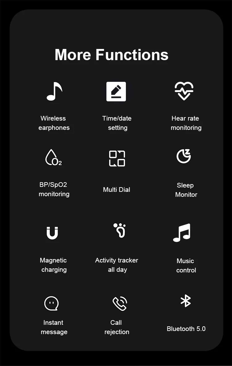 2 In 1 In Ear Wireless Stereo Earbuds Smart Watch Electronics