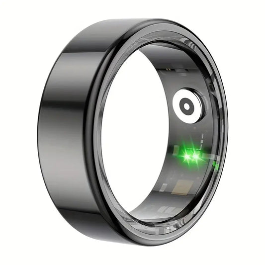NNETM Smart Ring Fitness Tracker - Stainless Steel Workout Smart Ring NNETM