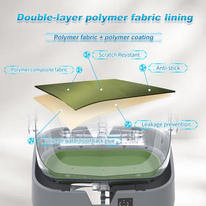 Automatic Cat Litter Box Self Cleaning - APP Control - Weight Monitoring - Ultra-Quiet, Medium Cats and Kittens Litter Box, Safe Anti-Pinch【Assembly Required】- Grey