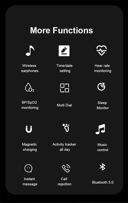 2 In 1 In Ear Wireless Stereo Earbuds Smart Watch Electronics