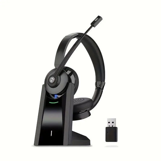 NNETM AI Noise Cancelling Wireless Headset with Mic NNETM