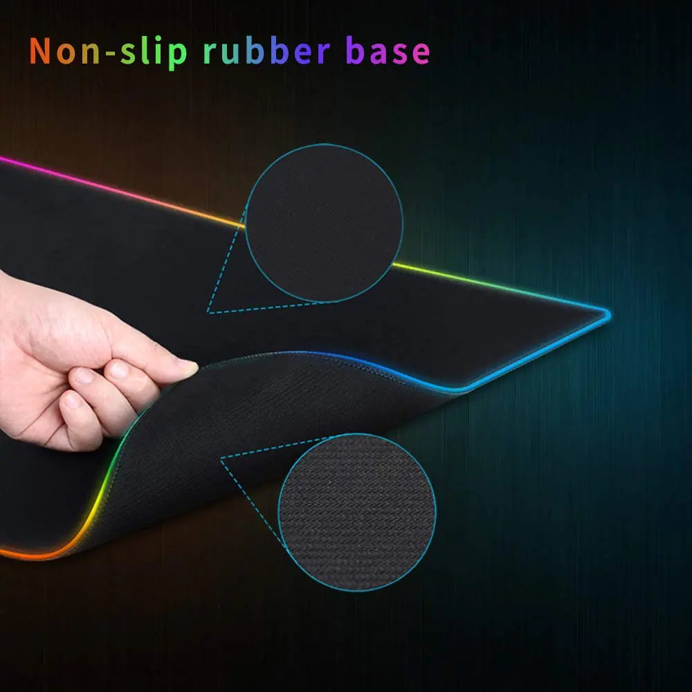 Gamer LED Mouse Pad Waterproof My Store